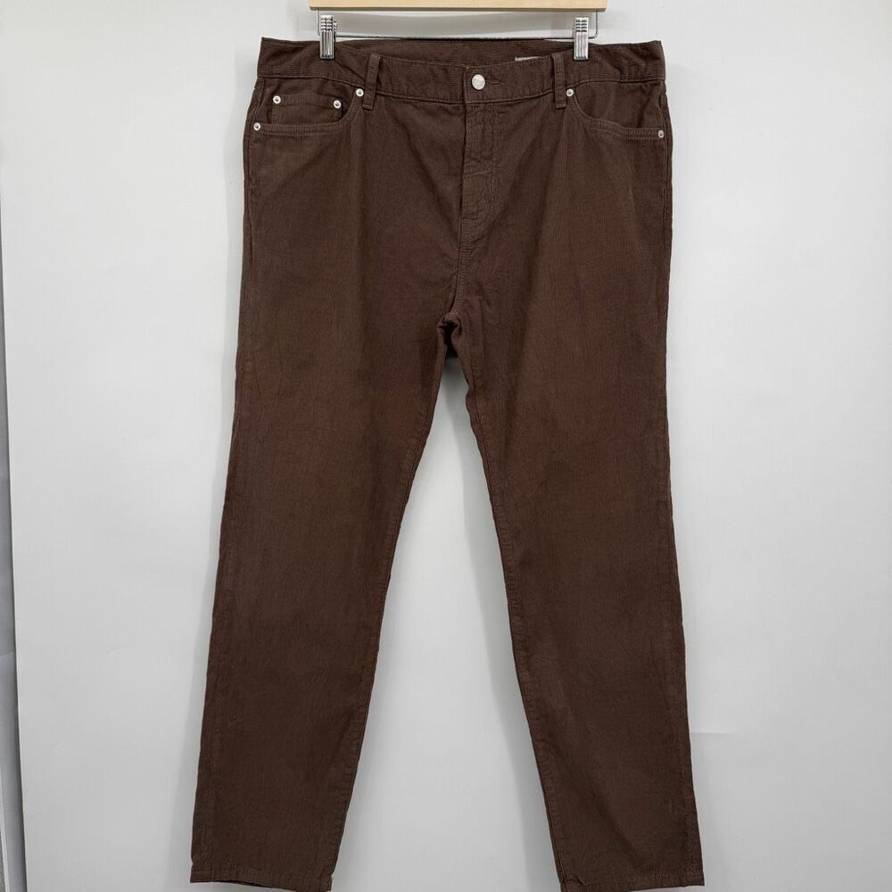 Outerknown Brown Corduroy 5-Pocket Organic Cotton Chino Pants Size 38